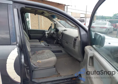 2007 Nissan Titan Se z USA, uszkodzony, nr VIN 1N6AA06A17N239097